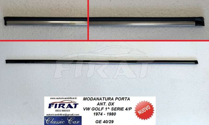 MODANATURA PORTA VW GOLF 4P 74 - 80 ANT.DX (40/29)